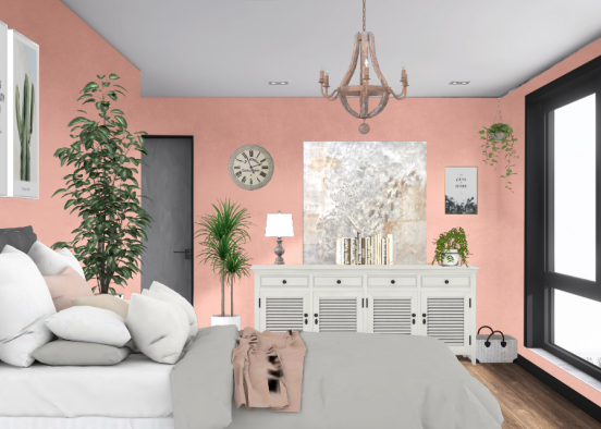 Small but cosy blush Design Rendering