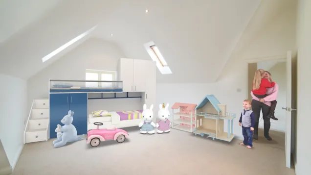 5. year old boy and girl bedroom 