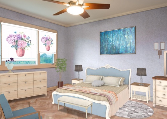 Beautiful Bedroom Design Rendering