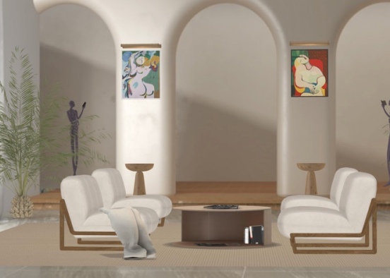 Art living room Design Rendering