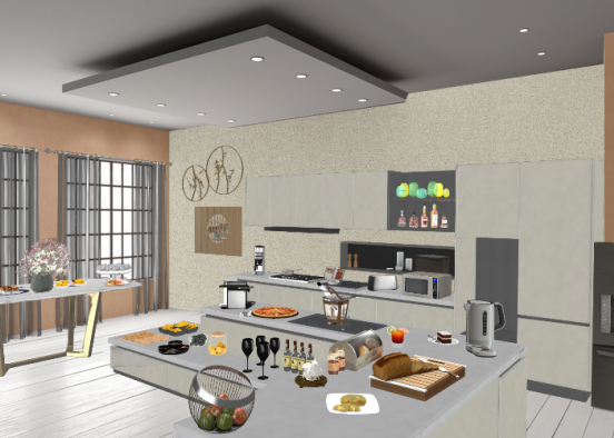 Kitchen 2 Design Rendering