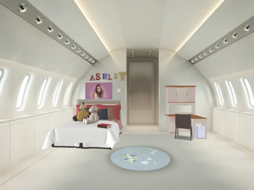 Ashley’s airplane room