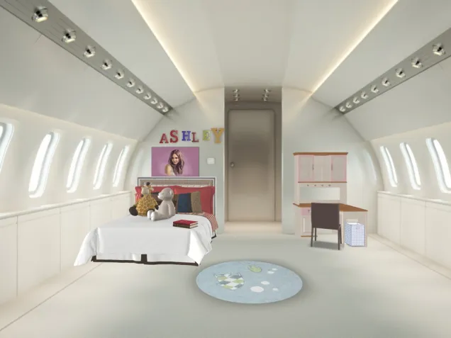 Ashley’s airplane room