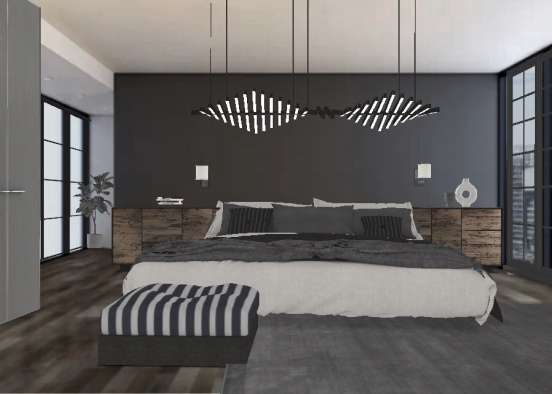 clean minimalist bedroom 😉🥰 Design Rendering