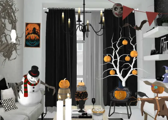 # Happy Halloween🎃👻🍬 Визуализация дизайна