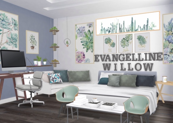 Evangelline Willows bedroom Design Rendering