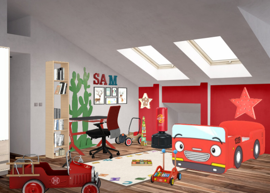 Chambre d enfant Design Rendering