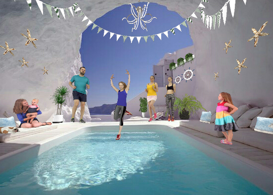 Now Let's Jump in the Pool Design Rendering