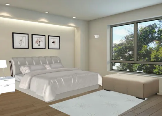 Dormitorio moderno  Design Rendering