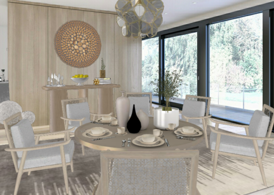 Breakfast nook from home collection  Design Rendering