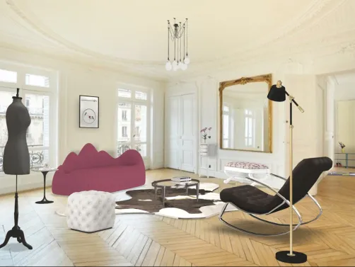 A Parisian fashionista's living room 💖 