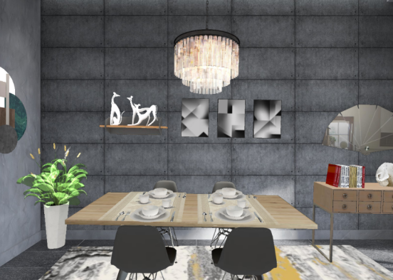 Dining room 📐 Design Rendering