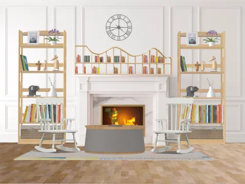 cozy library 📚 
