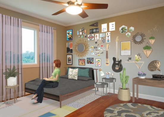 teen room  Design Rendering