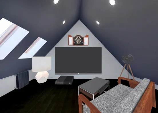 atticAKA play room Design Rendering