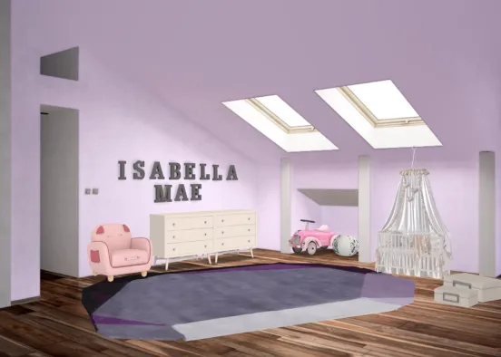 baby Isabellas room. Design Rendering