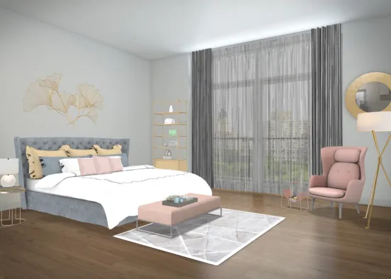 Chambre ROSÉ ALL DAY Design Rendering