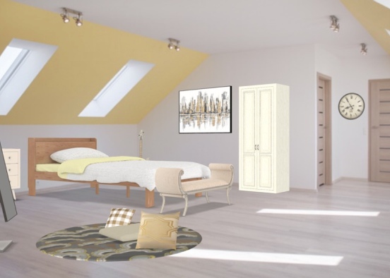 cozy loft Design Rendering