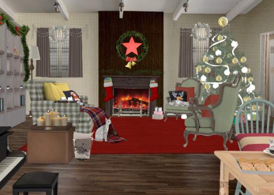 Merry xmas and a happy new year Design Rendering