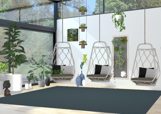 Zen Nature Room Design Rendering