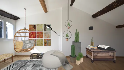 You can never go wrong with hanging plants