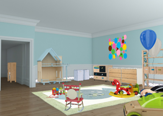 Children's play area Design Rendering