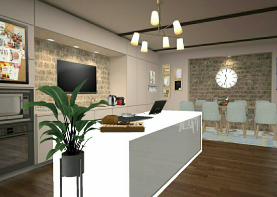 Rustic - New living area Design Rendering