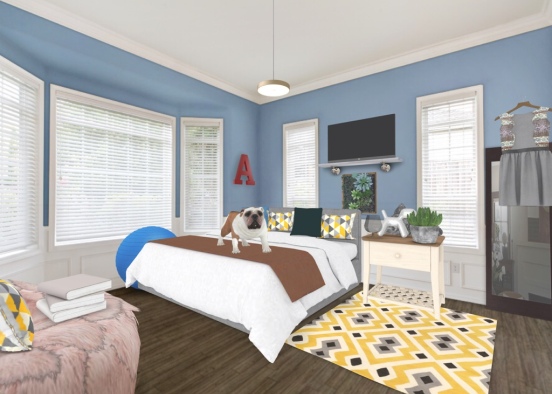 anouk’s bedroom Design Rendering