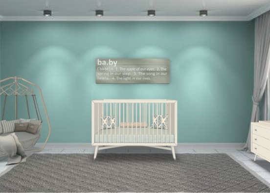 babyroom  Design Rendering
