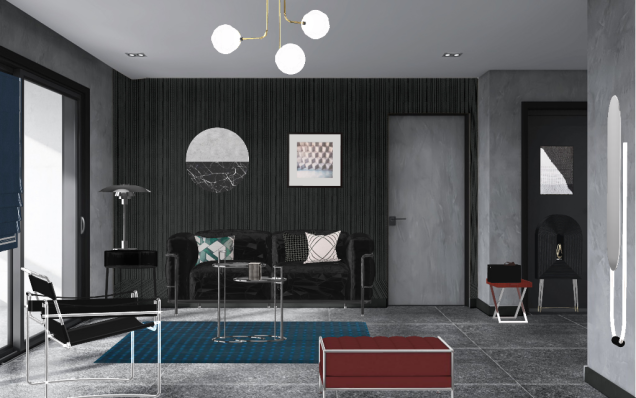 Bauhaus Style Room