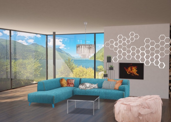 PRO living room Design Rendering