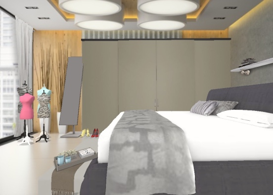 pro bed room Design Rendering