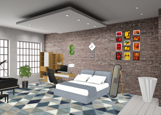Bedroom for chosens Design Rendering