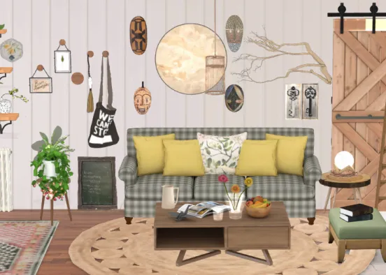 # Character Cottage  Визуализация дизайна