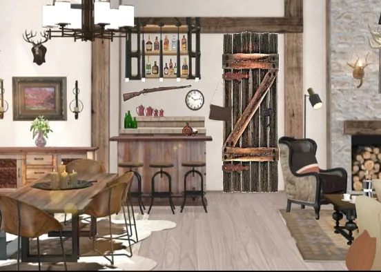 # Wooden dream  Визуализация дизайна