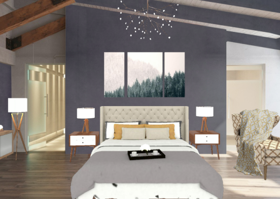 Clasic bedroom 😄 Design Rendering