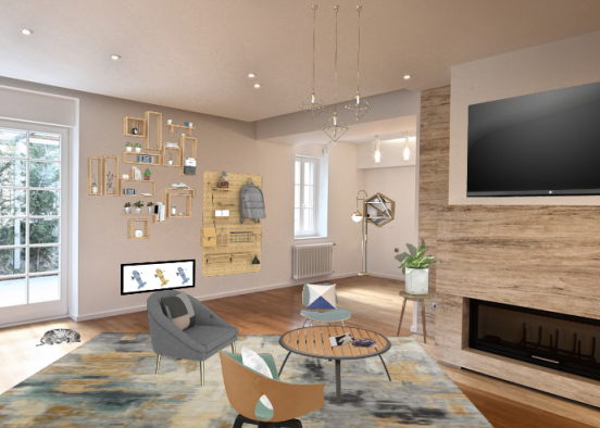 Home series (Livingroom) Design Rendering