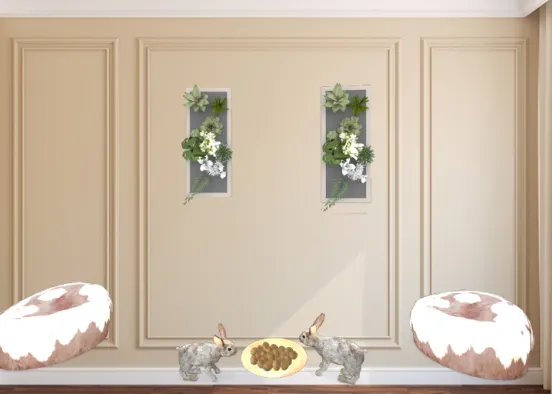 Rabbits room Design Rendering