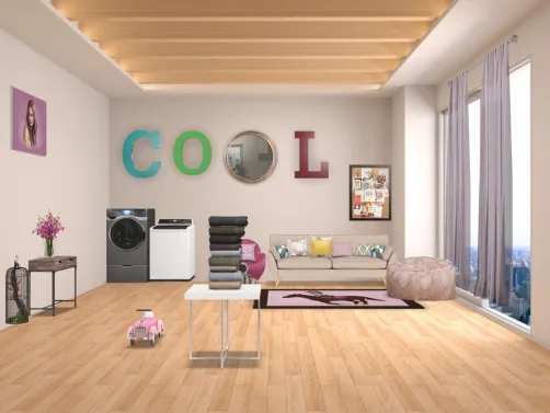 quand ta la flemme de ranger la pile de linge au milieu de la pièce 😉🙃🙂
