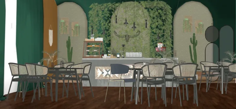 cute cafe