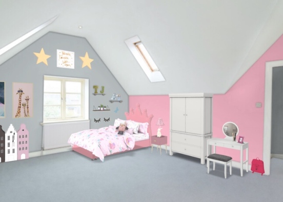 toddler bedroom Design Rendering