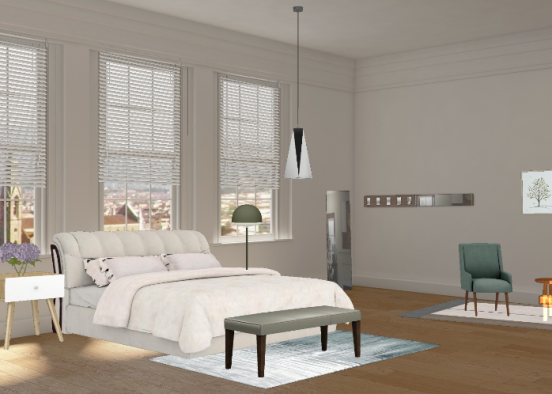 Bedroom style modern Design Rendering