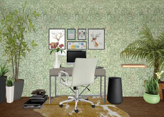 Plant office  Design Rendering
