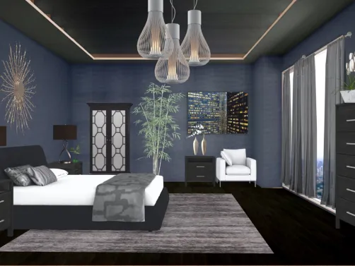 modern city bedroom 