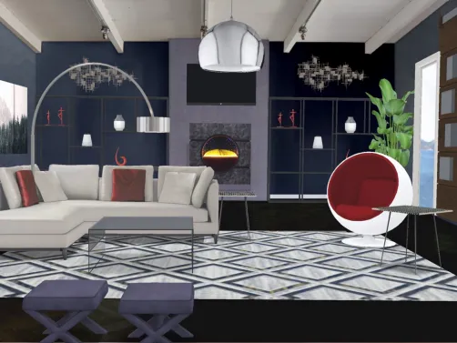 designer living room