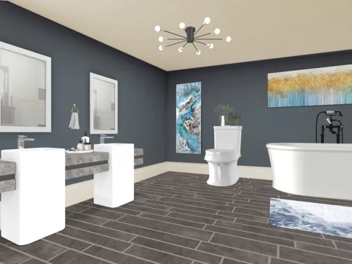 Fancy Bathroom 