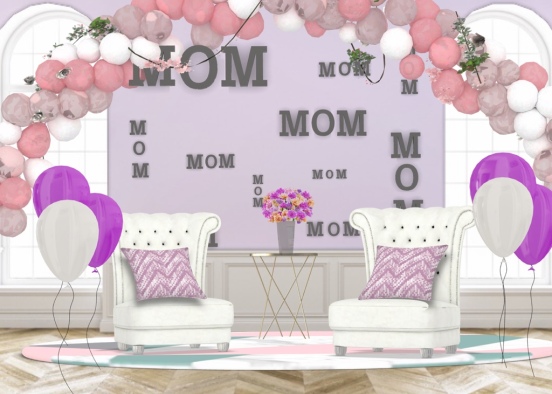 Mother’s Day Party  Design Rendering