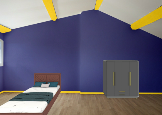 Ravenclaw Bedroom Design Rendering