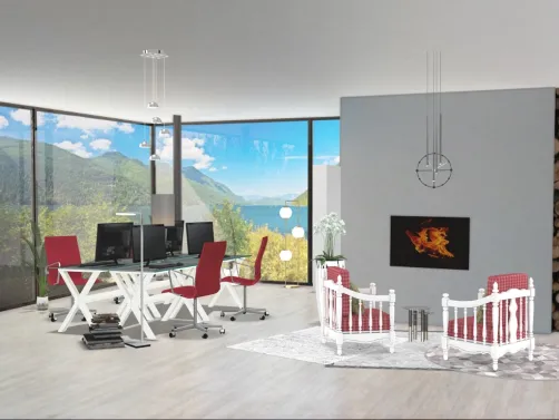 modernes Büro mit Aussicht