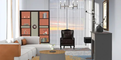 Sala de visita/lareira